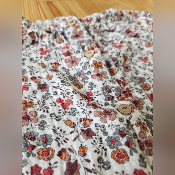 ZARA BABY Girls Floral top, size 12-18 months - Picture 2 of 5